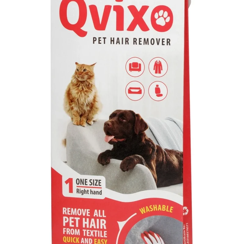 Qvixo – Rukavica za čišćenje dlaka kućnih ljubimaca